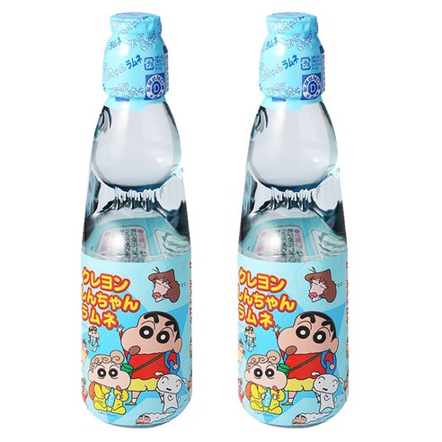 크레용 신짱 라무네 사이다, 200ml, 2개
