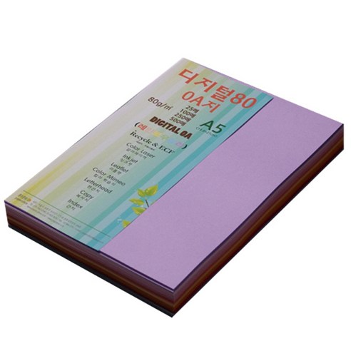 종이문화 디지털OA지 80 250개입, A5, 250매