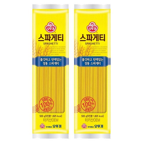 오뚜기 터키 스파게티, 500g, 8개