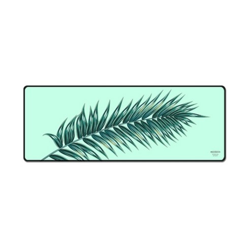 더파슬리 보테니컬 스퀘어 데스크매트 와이드사이즈 80 x 30 cm, GM77012, 1개