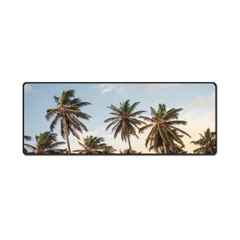 더파슬리 보테니컬 스퀘어 데스크매트 와이드사이즈 80 x 30 cm, GM77503, 1개
