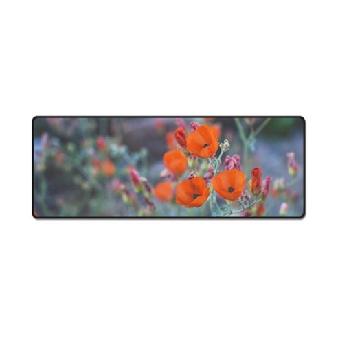 더파슬리 보테니컬 스퀘어 데스크매트 와이드사이즈 80 x 30 cm, GM77595, 1개