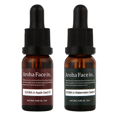 아로하트리즈 아로하페이스인 오일 세트, 애플씨드 10ml + 수박씨드 10ml, 1세트