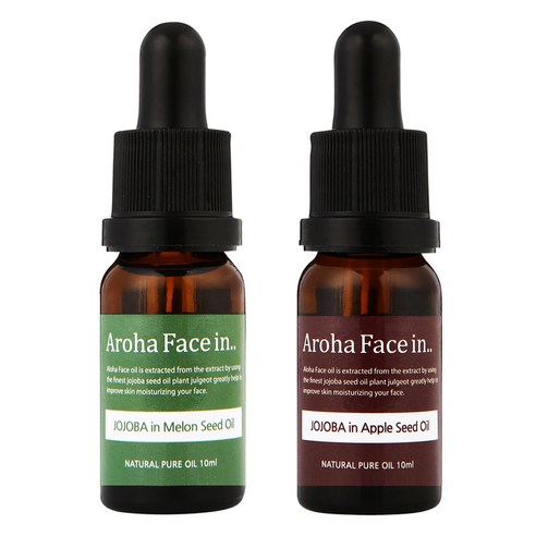 아로하트리즈 아로하페이스인 오일 세트, 멜론씨드 10ml + 애플씨드 10ml, 1세트