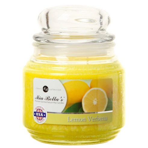 미아벨라 클래식 컬렉션 팜왁스 자캔들 미디엄 454g, Lemon Verbena, 1개