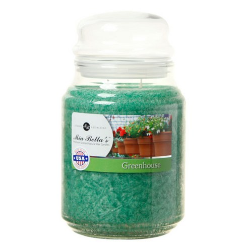 미아벨라 클래식 컬렉션 팜왁스 자캔들 라지 737g, Green house, 1개