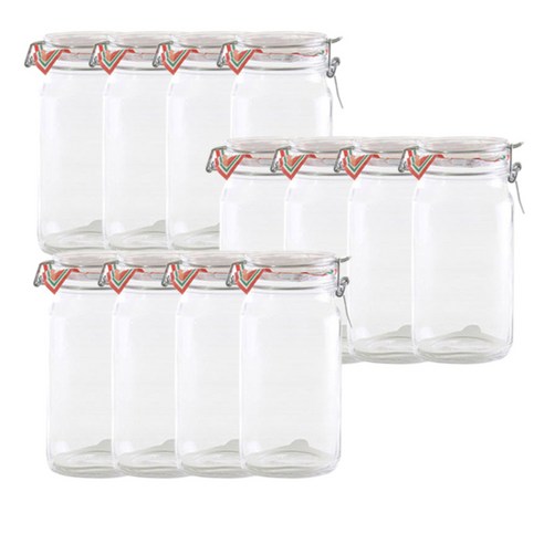 보르미올리 피도 밀폐용기 투명, 1500ml, 12개입