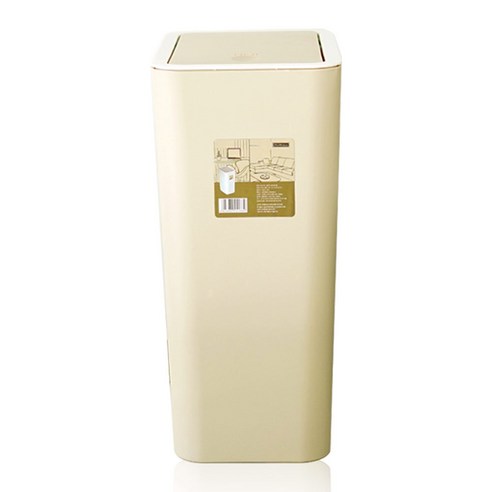 앤 원터치 휴지통 12L 베이지, 1개