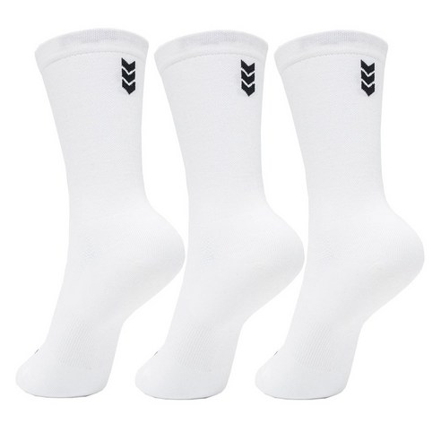 오투휠스 바이오맥스 스포츠 양말, 화이트, 3개
