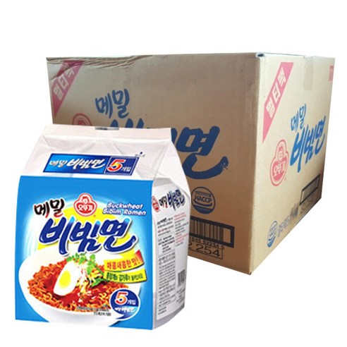오뚜기 메밀비빔면 130g, 40개