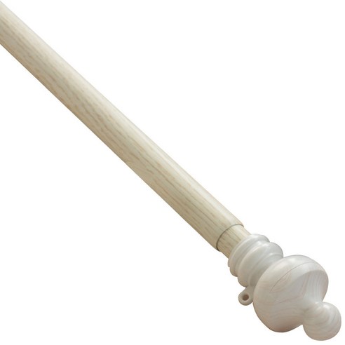 준앤컴퍼니 25mm 일반캡 커튼봉 8호 130~240cm, 아이우드