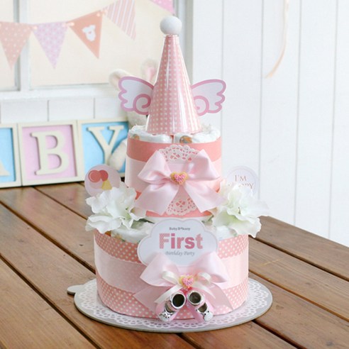 베이비베이커리 기저귀케익 돌용, 비비엔느 (블루), 1개