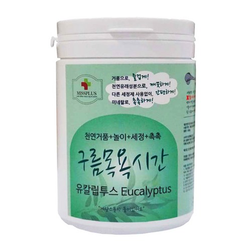 미스플러스 구름목욕시간 유칼립투스 입욕파우더 대팩, 500g, 1개