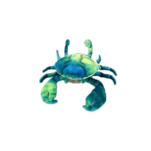 한사토이 동물인형 6095 민꽃게 Mud Crab, 12cm, 파랑색