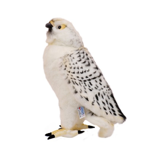 한사토이 동물인형 4708 흰매1 Falcon Snow, 35cm, 흰색, 1개