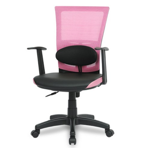 체어포커스 씽크스퀘어 TQ3 대요추형 의자 메쉬, 핑크