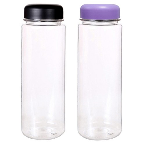MAKA PET 마이보틀 2p, 블랙, 퍼플, 500ml