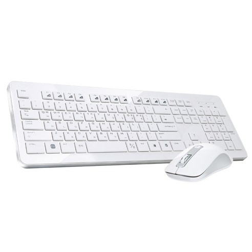 라이센스LG 무선 키보드 마우스 세트, MKS-3000, 화이트, 일반형
