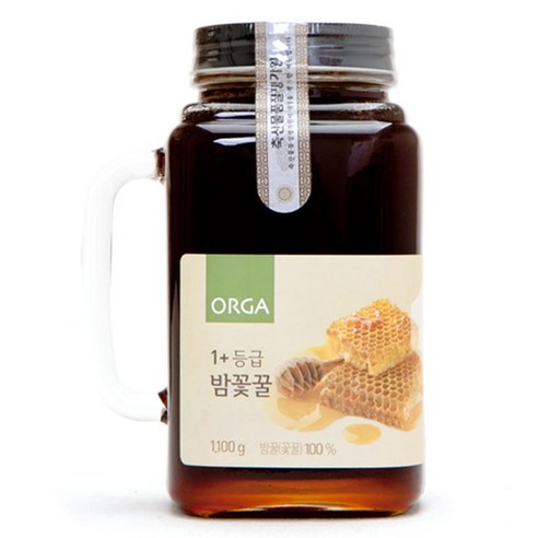 ORGA 1+등급 밤꽃꿀, 1.1kg, 1개