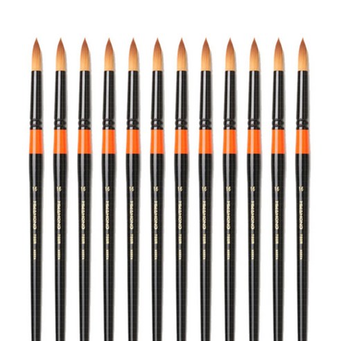 화홍 700R 수채화 환붓, 16호, 12개입