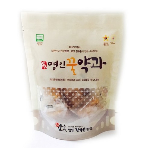 김규흔 한과 명인 꿀약과, 100g, 1개