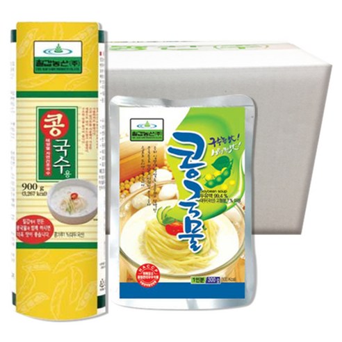 칠갑농산 콩국수 900g + 콩국물 300g x 6p, 1세트