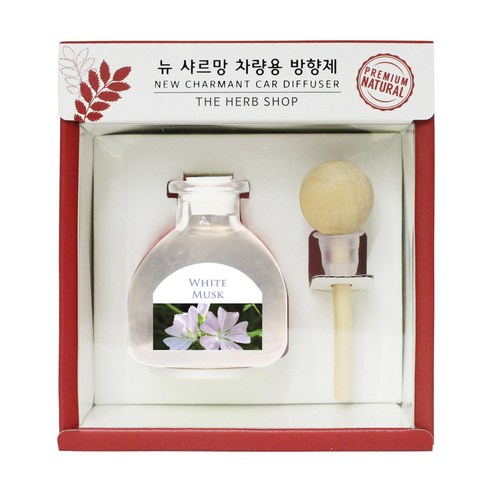 더허브샵 샤르망 카 디퓨저, 화이트 머스크, 50ml