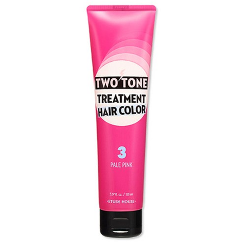 에뛰드하우스 투톤 트리트먼트 헤어 컬러 150ml, 3호 페일 핑크, 1개