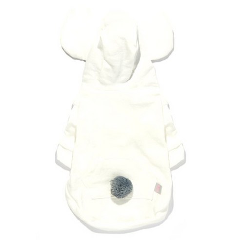 패리스힐튼 Teddy Bear Hoody 강아지 후드티, White