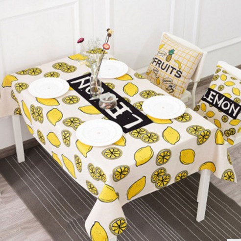 Noland 테이블 커버, 레몬, 200 x 140 cm