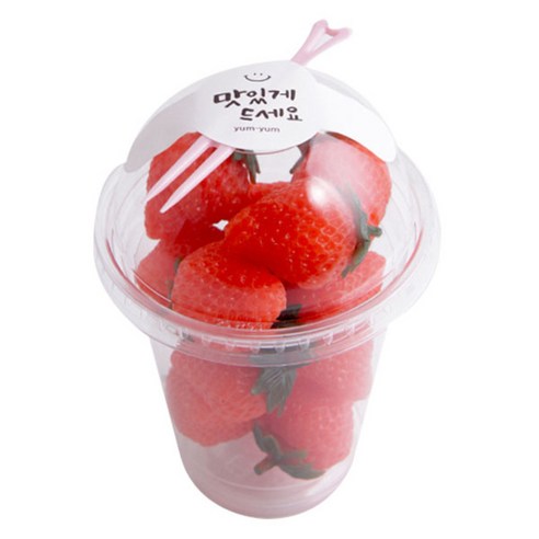 봄91 11oz 아이스컵 20p + 스티커 20p + 포크 20p 맛있게드세요캔디팝, 1세트