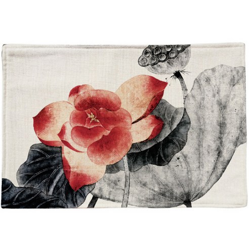 로터스 테이블 매트, B, 44 x 28 cm