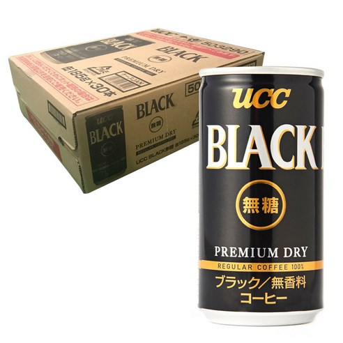 UCC 블랙넌슈가 캔, 185ml, 30개입