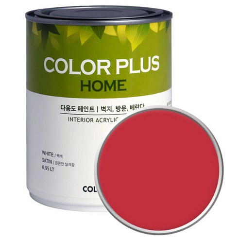 노루페인트 컬러플러스 홈 페인트 1L, 레드립스 (SP5190)
