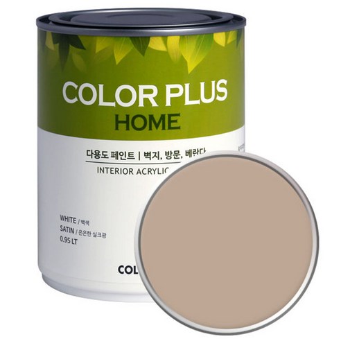 노루페인트 컬러플러스 홈 페인트 1L, 헤이즐넛 (SP7080)