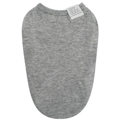 퍼피엔젤 반려견용 데일리 민소매 티셔츠 TS586, 95(Gray)