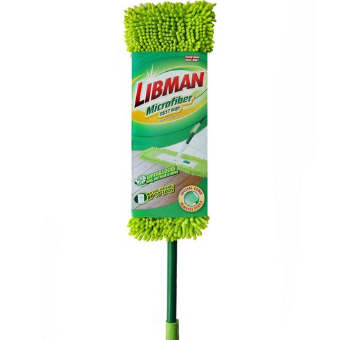 Libman 먼지청소 핑거 극세사맙 밀대 그린, 1개