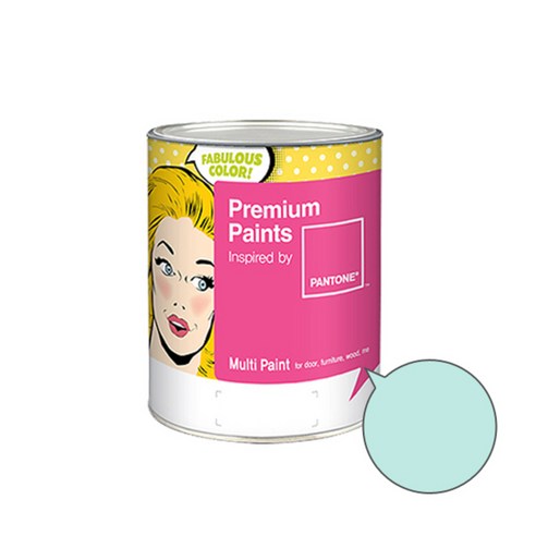 노루페인트 팬톤멀티 에그쉘광 파스텔그린계열 페인트 4L, 12-5409 (페어아쿠아)
