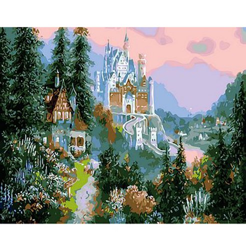 지인데코 DIY 명화그리기 세트 40 x 50cm, 궁전