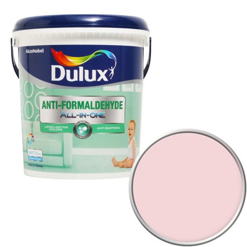 듀럭스 안티 포름알데히드 올인원 페인트 1L, Little Bow Pink