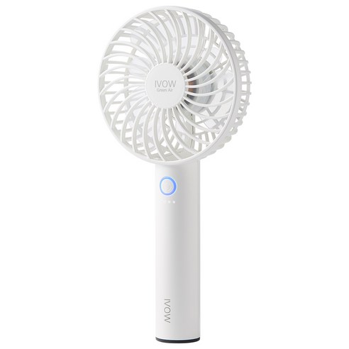 아이보우 그린에어 휴대용 선풍기 일체형 IVHF-2600I, Milky White