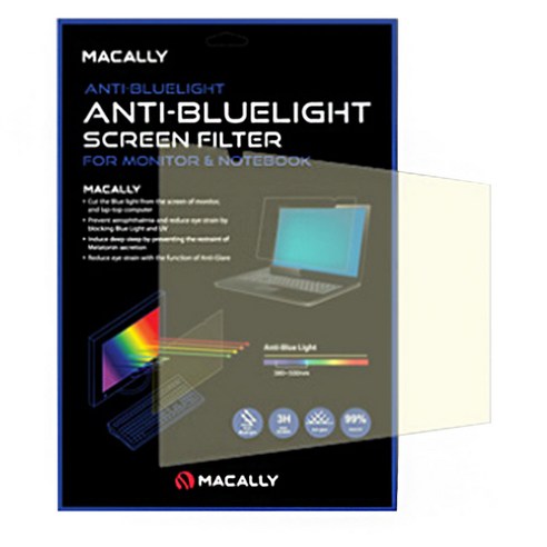맥컬리 노트북용 블루라이트 차단 보호 필름 MBFAG-13.3W, 13.3in, 1개