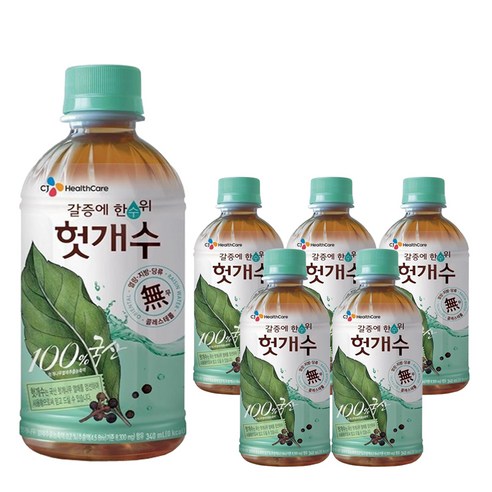 컨디션 CJ헬스케어 헛개수, 340ml, 6개