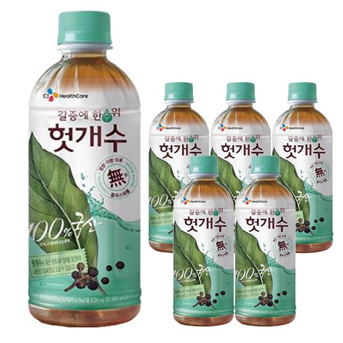컨디션 CJ헬스케어 헛개수, 500ml, 6개