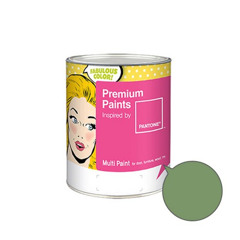 노루페인트 팬톤멀티 에그쉘광 민트그린계열 페인트 1L, 그린아이즈(16-0224)