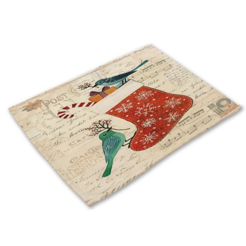 비케이 복고풍 새 식탁매트, 16, 가로 42cm x 세로 32cm