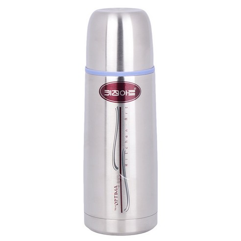 키친아트 뉴옵티마 보냉보온병, 실버, 350ml
