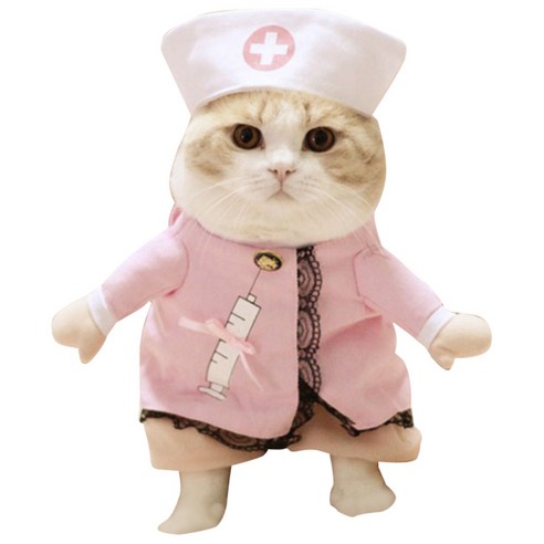 아리코 Petstyle 반려동물 역할의상, 간호사, 1개