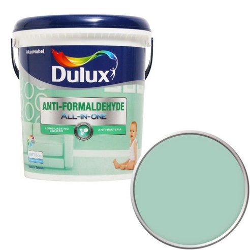 듀럭스 안티 포름알데히드 페인트1L, Fleecy Green