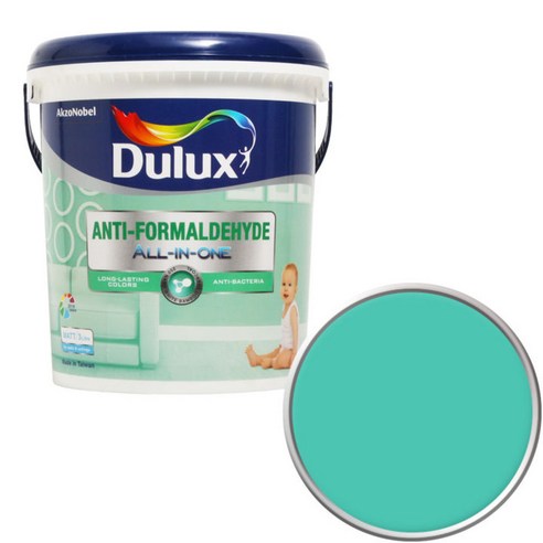 듀럭스 안티 포름알데히드 페인트1L, Thai Teal